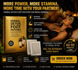 Himalo Herbal Foot Patches for Energy, Circulation & Libido Support