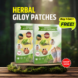 Herbal Giloy Detox Foot Patch ( Buy 1 Get 1 Free- Ayurvedic Guduchi & Bee Venom Blend | Overnight Body Cleanse, Joint Pain Relief & Deep Sleep Support | Natural Immunity Booster Patch for Men & Women