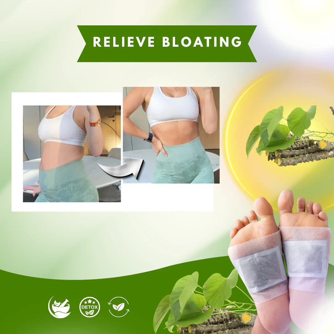Herbal Giloy Detox Foot Patch ( Buy 1 Get 1 Free- Ayurvedic Guduchi & Bee Venom Blend | Overnight Body Cleanse, Joint Pain Relief & Deep Sleep Support | Natural Immunity Booster Patch for Men & Women