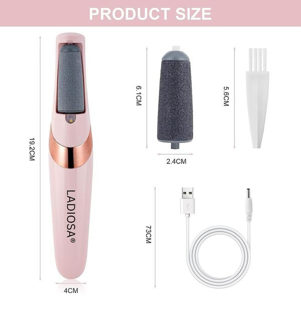 Original Callus Remover for Feet – Electric Foot Scrubber for Dead Skin, Pedicure Machine for Soft & Smooth Feet