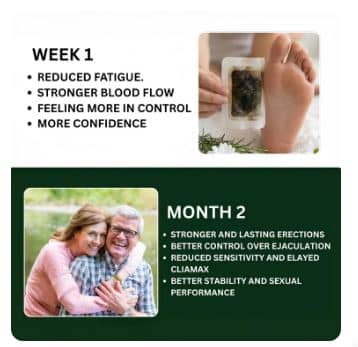 Himalo Herbal Foot Patches for Energy, Circulation & Libido Support